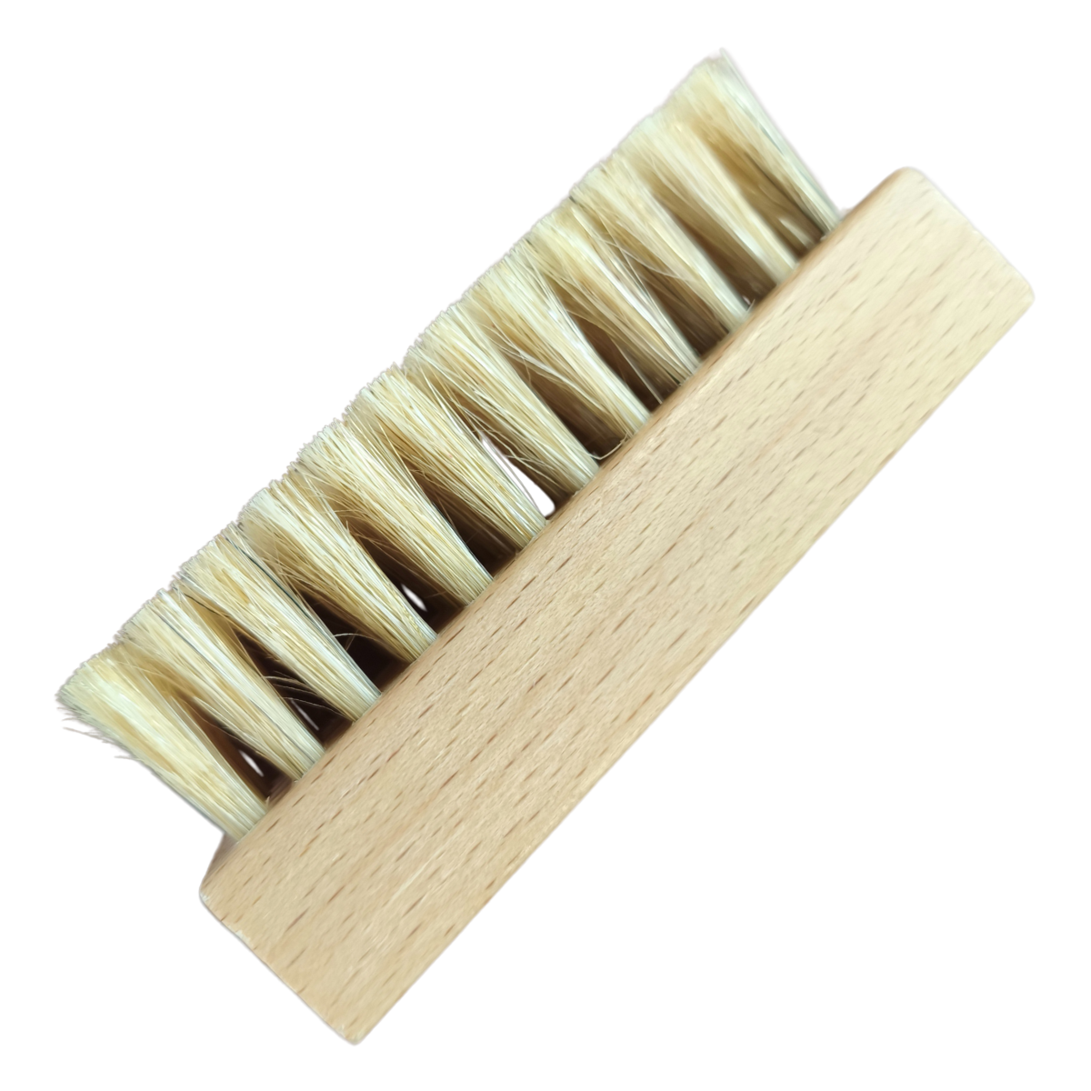 Escobilla de Crin de Cerdo para Zapatillas